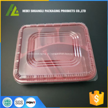 recipientes de compartimento de alimentos de plástico descartáveis